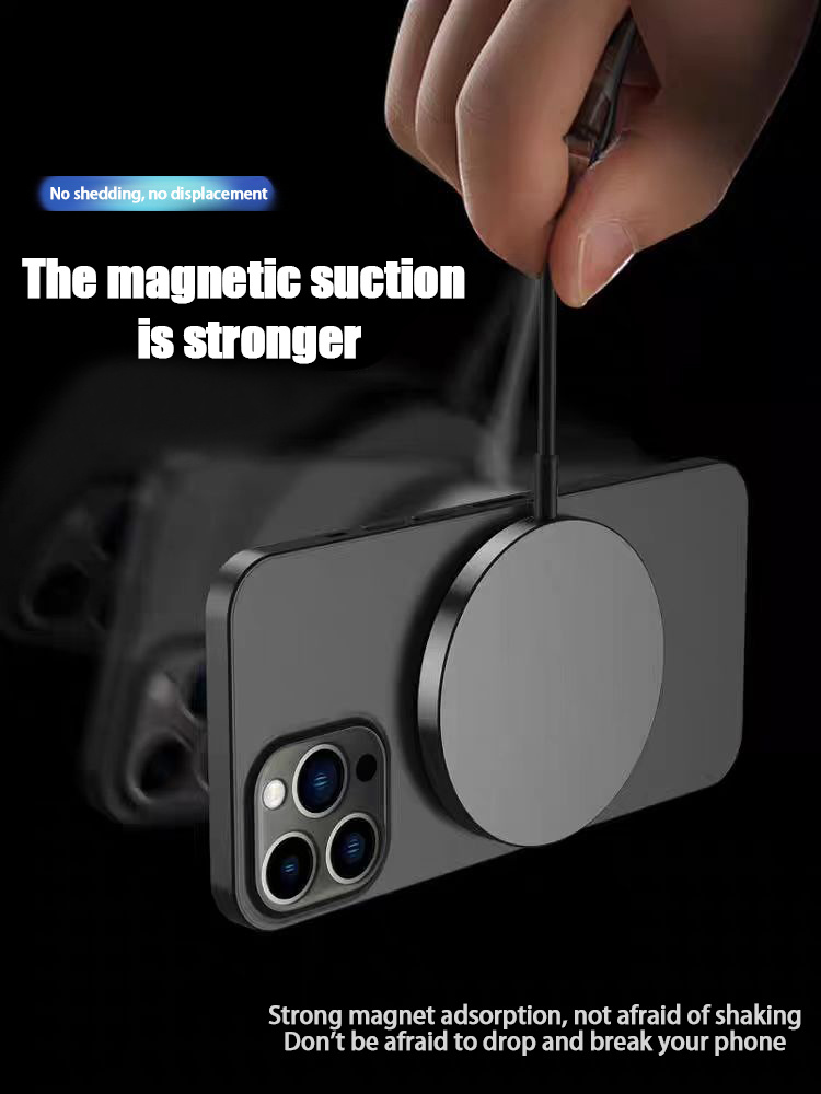 IPhone 17 Pro ProMax Wireless Charger 15W Magnetic Wireless Fast Charging, Compatible With IPhone 12, 13, 14, 15, 16, And 17 Pro, Pro Max Series Models - Image 6